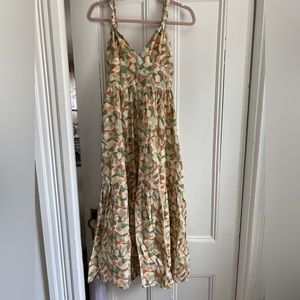 Abercrombie and Fitch Knotted Strap Maxi Dress